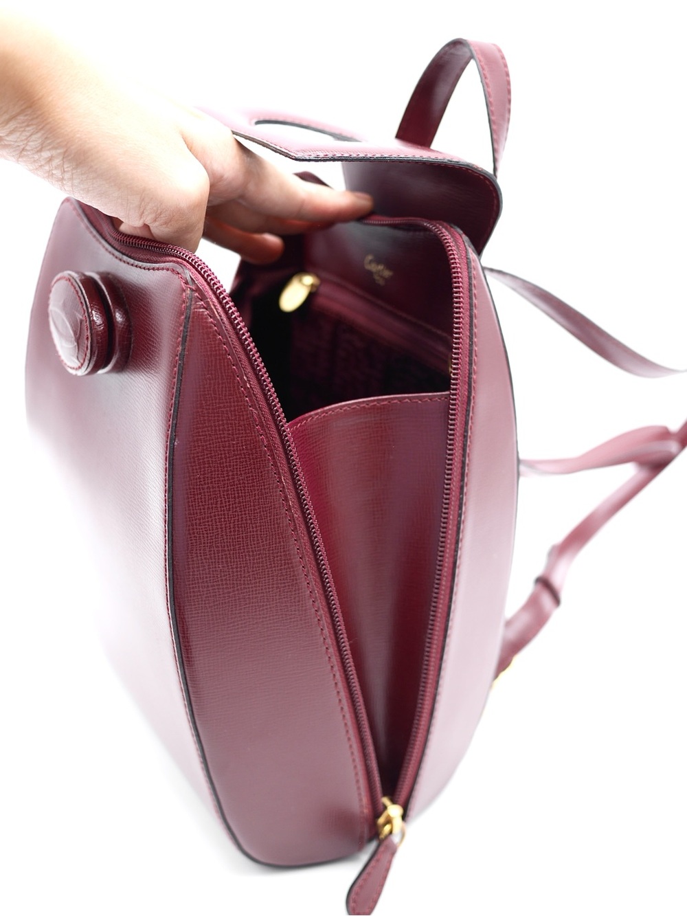 🍓Cartier Bordeaux Must de Line Backpack - Picture 4 of 15